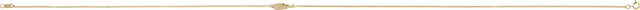 14K Gold Round Natural Diamond Off-Center Angel Wing Necklace - Yellow Gold - view 2