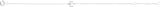 14K Gold Round Natural Diamond Initial Bracelet - White Gold - view 4