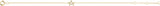 14K Gold Round Natural Diamond Initial Bracelet - Yellow Gold - view 4