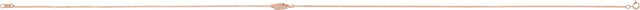 14K Gold Round Natural Diamond Off-Center Angel Wing Necklace - Rose Gold - view 2