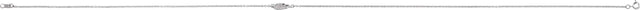 14K Gold Round Natural Diamond Off-Center Angel Wing Necklace - White Gold - view 2