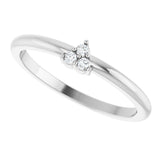 Platinum Round Natural Diamond Cluster Ring – 1.5mm Stones - view 5