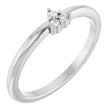 Platinum Round Natural Diamond Cluster Ring – 1.5mm Stones