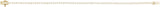 14K Gold Round Natural Diamond Line Bracelet – 1.6-2.3mm Stones - Yellow Gold