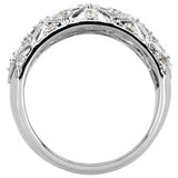 14K Gold Natural Diamond Accented Ring VI - view 2