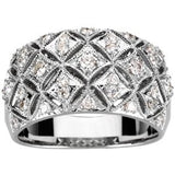 14K Gold Natural Diamond Accented Ring VI - view 3
