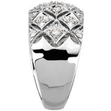14K Gold Natural Diamond Accented Ring VI - view 4