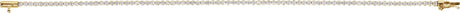 14K Gold Round Lab-Grown Diamond Lightweight Line Bracelet – 1 5/8 CTW - view 2