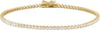14K Gold Round Lab-Grown Diamond Lightweight Line Bracelet – 1 5/8 CTW