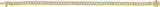 14K Gold Round Natural Diamond Accented Link Bracelet – 1mm Stones - Yellow Gold - view 2