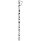 Platinum Round Natural Diamond Accented Cross Necklace or Pendant – up to 1/6 CTW - view 3