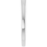 Platinum Round Natural Diamond Three-Stone Ring – 1.2mm Stones - view 4