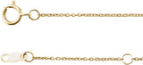 14K Gold Round Natural Black Diamond Bezel-Set Station Necklace - Yellow Gold - view 2