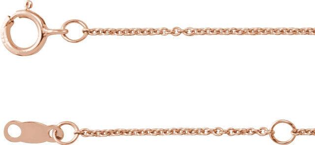 14K Gold Round Natural Black Diamond Bezel-Set Station Necklace - Rose Gold - view 3