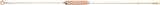 14K Gold Round Lab-Grown Emerald Engravable Geometric Bracelet - Rose Gold - view 4