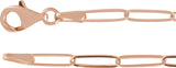 14K Gold Round Natural Diamond Accented Heart Bracelet - Rose Gold - view 4