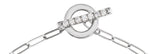 14K Gold Round Natural Diamond Accented Toggle Bracelet - White Gold - view 4