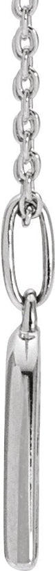 14K Gold Round Natural Diamond Pavé-Style Heart Necklace or Pendant - White Gold - view 2