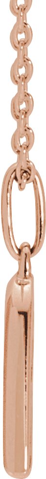 14K Gold Round Natural Diamond Pavé-Style Heart Necklace or Pendant - Rose Gold - view 2
