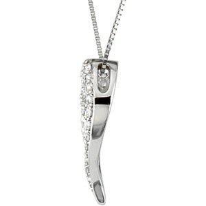 14K Gold Accented Heart Necklace - view 2