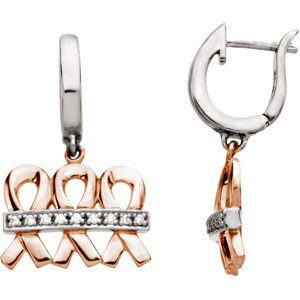 14K Gold Round Natural Diamond Me and My Two Friends® Diamond Earrings