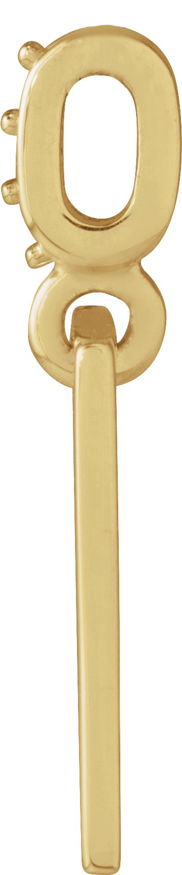 14K Gold Round Natural Diamond Faith Over Fear Neckalce or Pendant - Yellow Gold - view 2