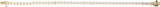 14K Gold Round Lab-Grown Diamond Line Bracelet – 3mm Stones - Yellow Gold