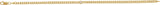 14K Gold Round Lab-Grown Diamond Bezel-Set Solitaire Curb Link Bracelet - view 2