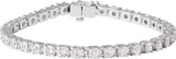 14K Gold Round Lab-Grown Diamond Line Bracelet – 1.4-4.25mm Stones - White Gold
