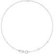 Platinum Natural Diamond Graduated Link Bracelet