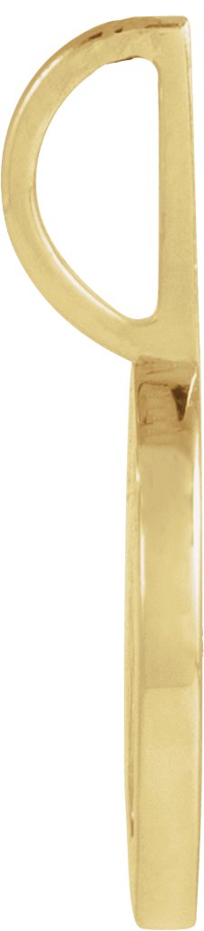 14K Gold Round Natural Diamond Mama Bear Necklace or Pendant - Yellow Gold - view 2