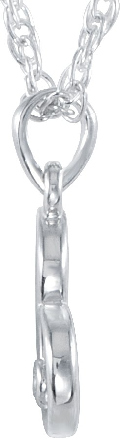 14K Gold Heart Necklace or Pendant - Rose Gold - view 3