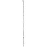 Platinum Natural Diamond Graduated Link Bracelet - view 3