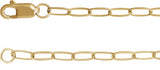 14K Gold Round Natural Diamond Cross Charm Bracelet - Yellow Gold - view 2