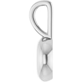 Platinum Round Natural Diamond Accented Pendant – 0.06 CTW - view 3