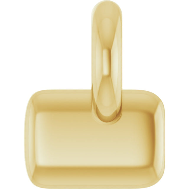 14K Gold Round Lab-Grown Diamond French-Set Bar Necklace - Yellow Gold - view 3