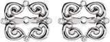 14K Gold Natural Diamond Vintage-Inspired Earring Jackets II - White Gold - view 2