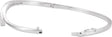 14K Gold Round Natural Diamond Accented Bangle Bracelet II