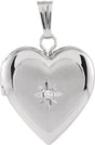 14K Gold Heart Locket