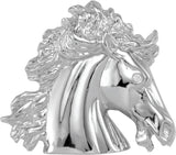 14K Gold The Magnificent Lipizzaner Pendant - White Gold