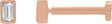 14K Gold Lab-Grown Diamond Straight Baguette Bezel-Set Stud Earrings – 3x1.5mm - Rose Gold