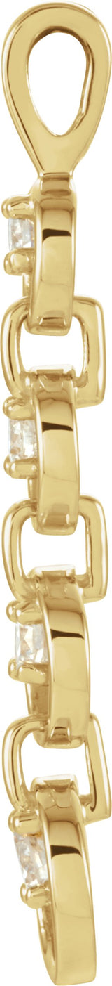 14K Gold Journey Pendant - view 2
