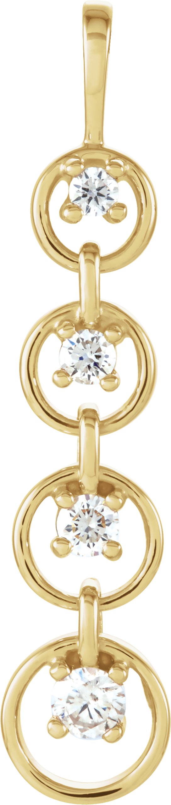 14K Gold Journey Pendant