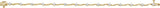 14K Gold Round Natural Diamond Line Bracelet XIII - Yellow Gold