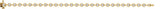 14K Gold Round Natural Diamond Bezel-Set Line Bracelet – 2.5mm Stones - view 3