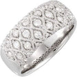 14K Gold Round Natural Diamond Accented Ring IX