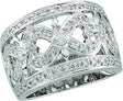 14K Gold Round Natural Diamond Accented Ring – 1/2 CTW