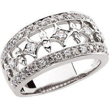 14K Gold Natural Diamond Accented Ring II