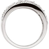 14K Gold Natural Diamond Accented Ring II - view 2