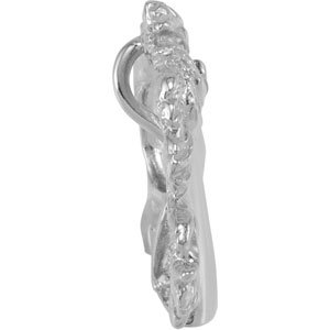 14K Gold The Magnificent Lipizzaner Pendant - White Gold - view 2